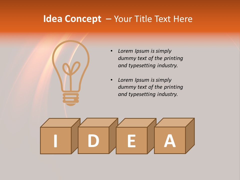 Energy Concepts Graphic PowerPoint Template