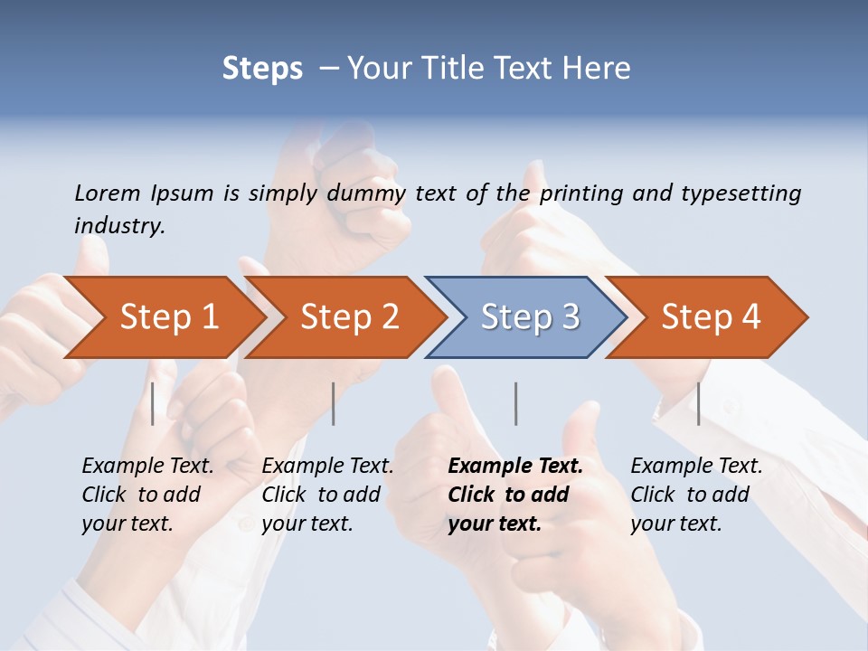 Attitude Success Idea PowerPoint Template