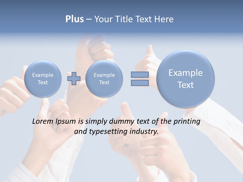 Attitude Success Idea PowerPoint Template