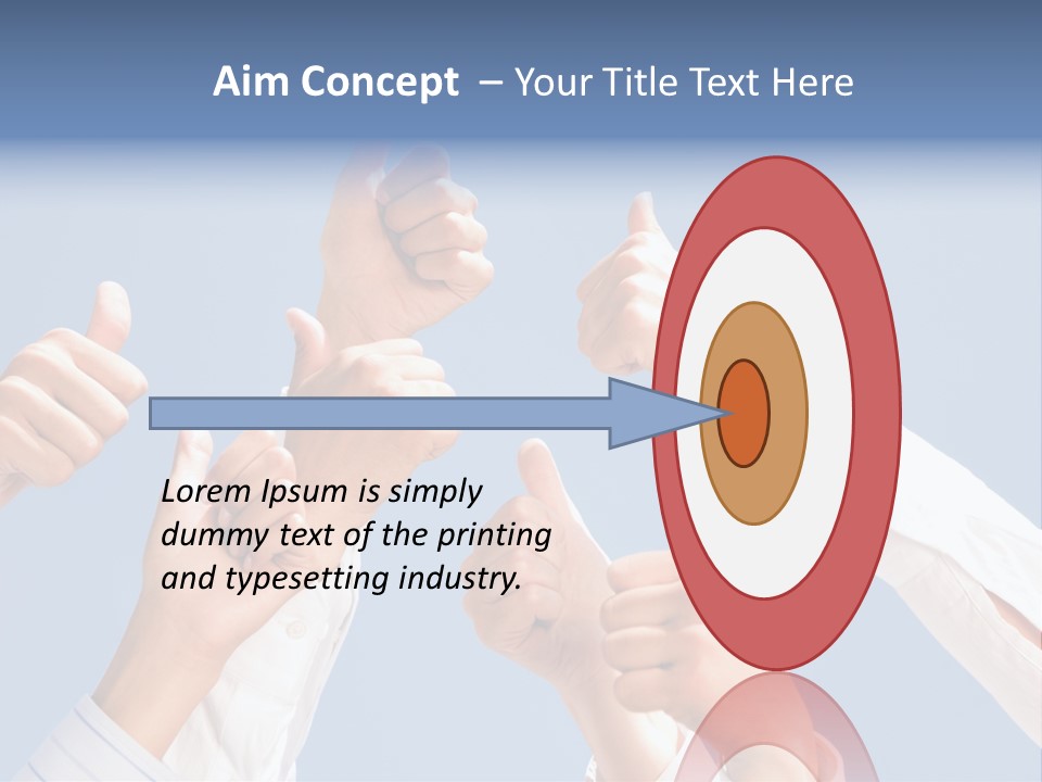 Attitude Success Idea PowerPoint Template