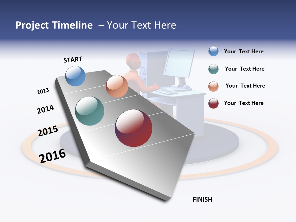 Communication Screen Data PowerPoint Template