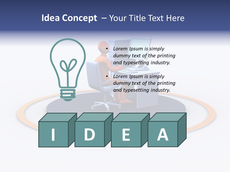 Communication Screen Data PowerPoint Template