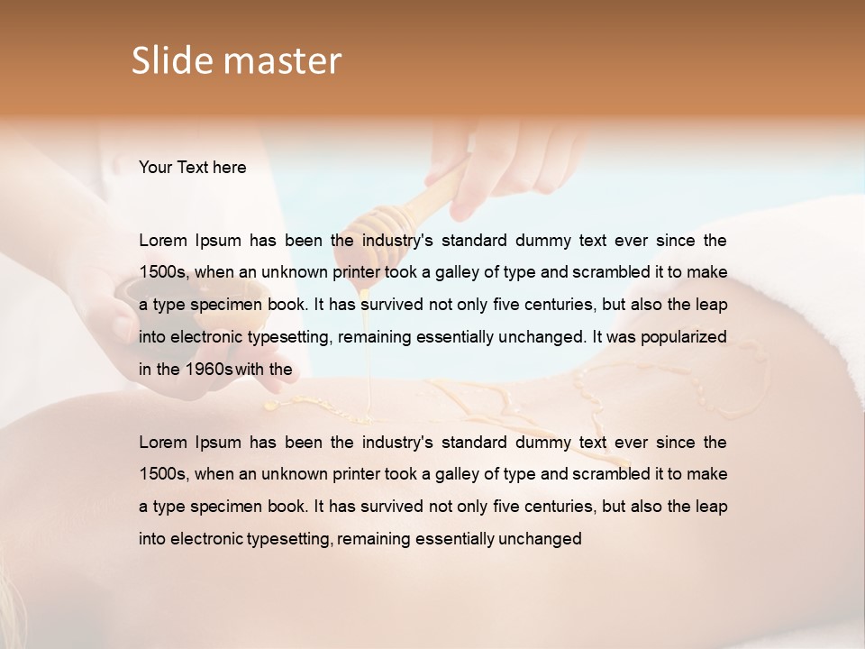 Back Alternative Massage PowerPoint Template