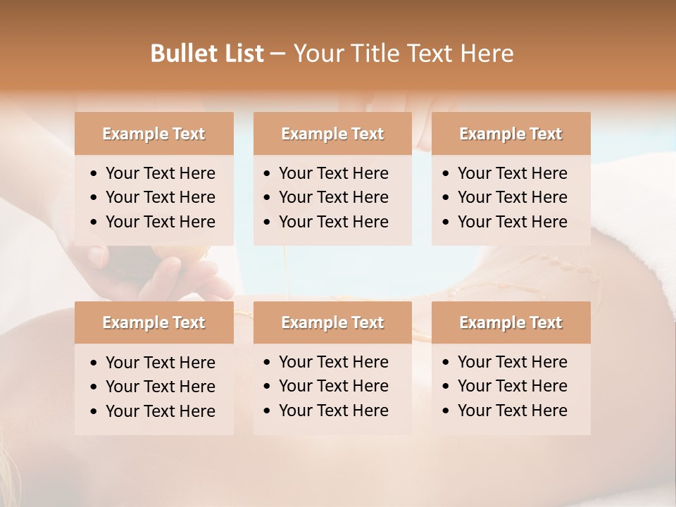 Back Alternative Massage PowerPoint Template