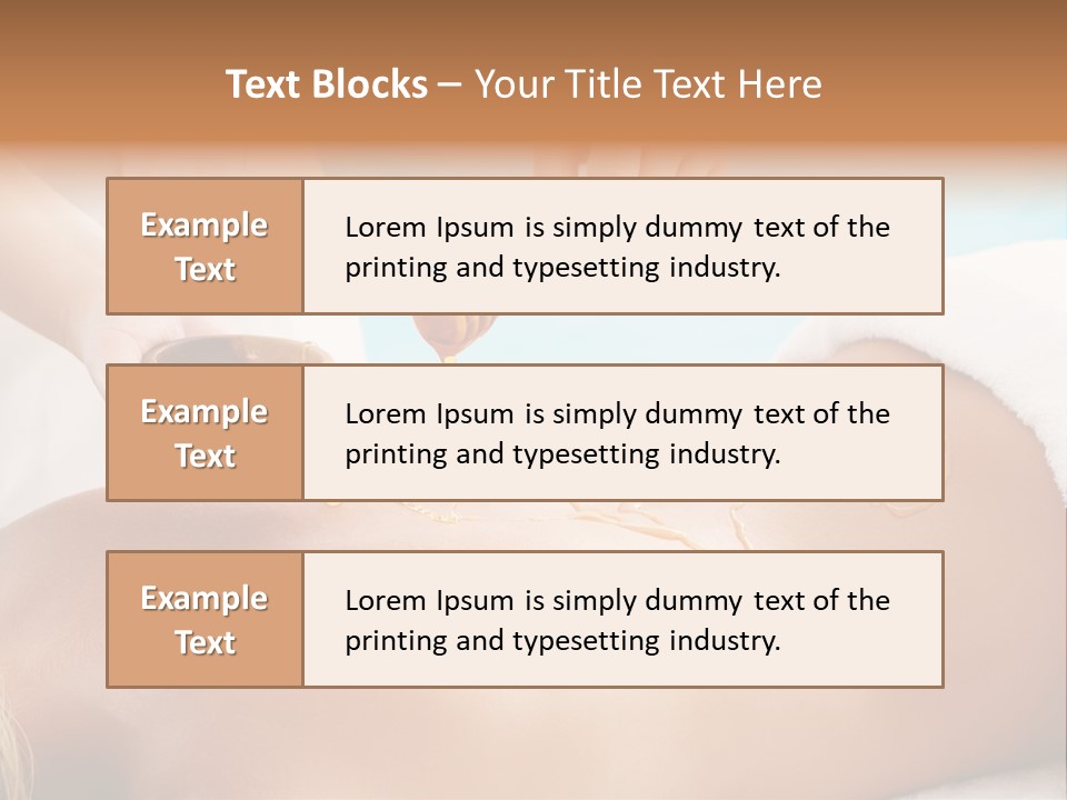 Back Alternative Massage PowerPoint Template