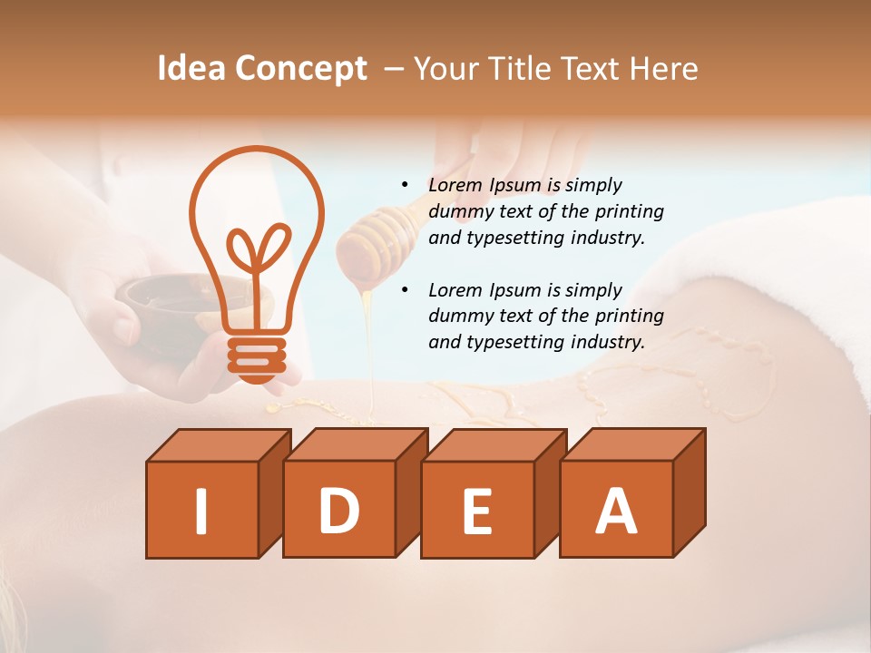 Back Alternative Massage PowerPoint Template