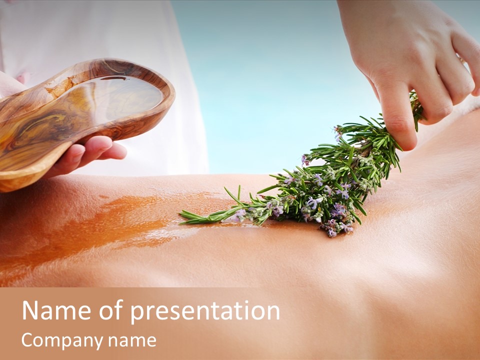 Massaging People Alternative PowerPoint Template