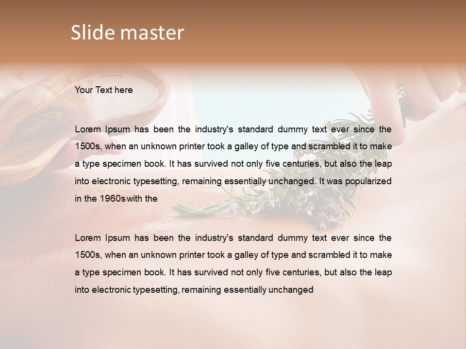 Massaging People Alternative PowerPoint Template