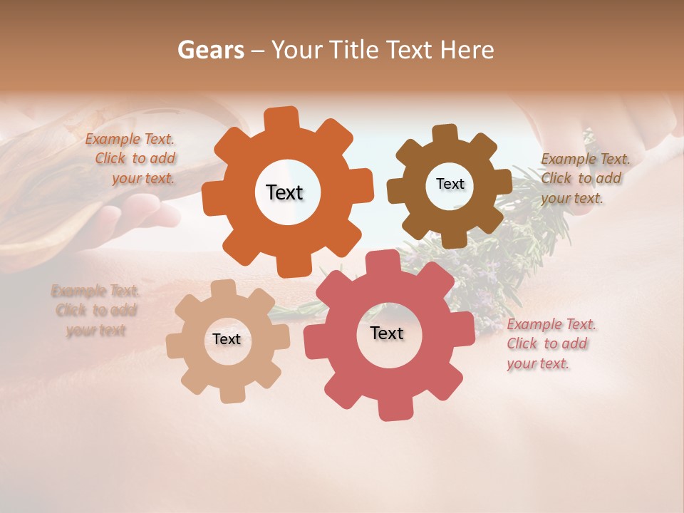 Massaging People Alternative PowerPoint Template