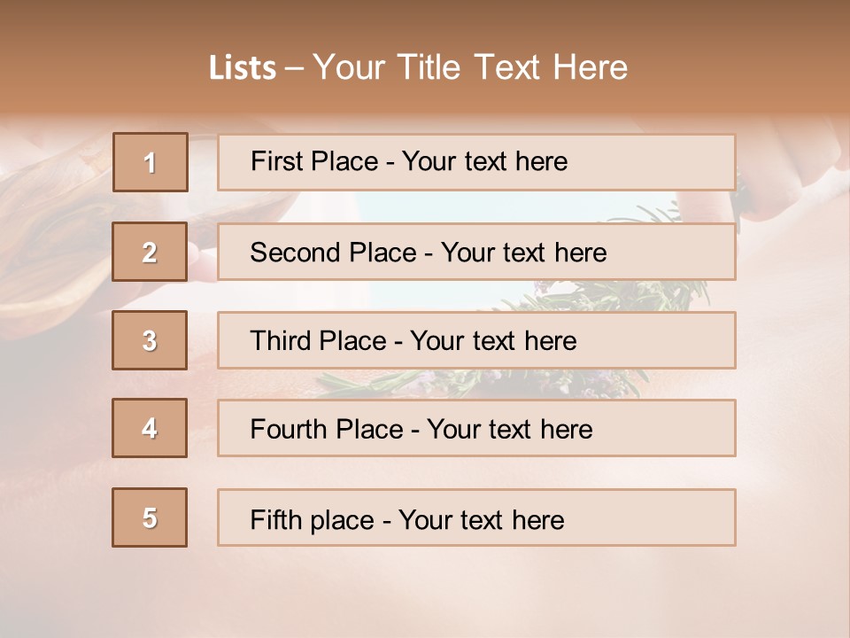 Massaging People Alternative PowerPoint Template