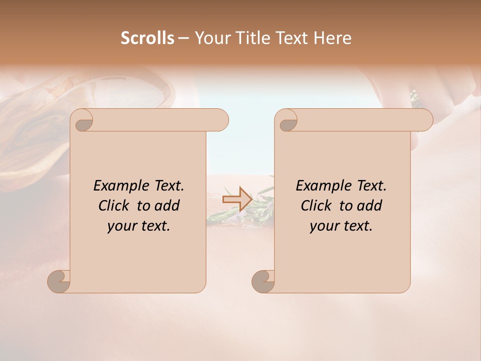 Massaging People Alternative PowerPoint Template