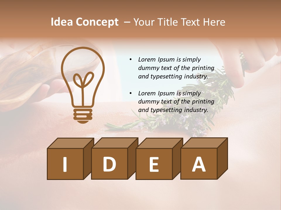 Massaging People Alternative PowerPoint Template