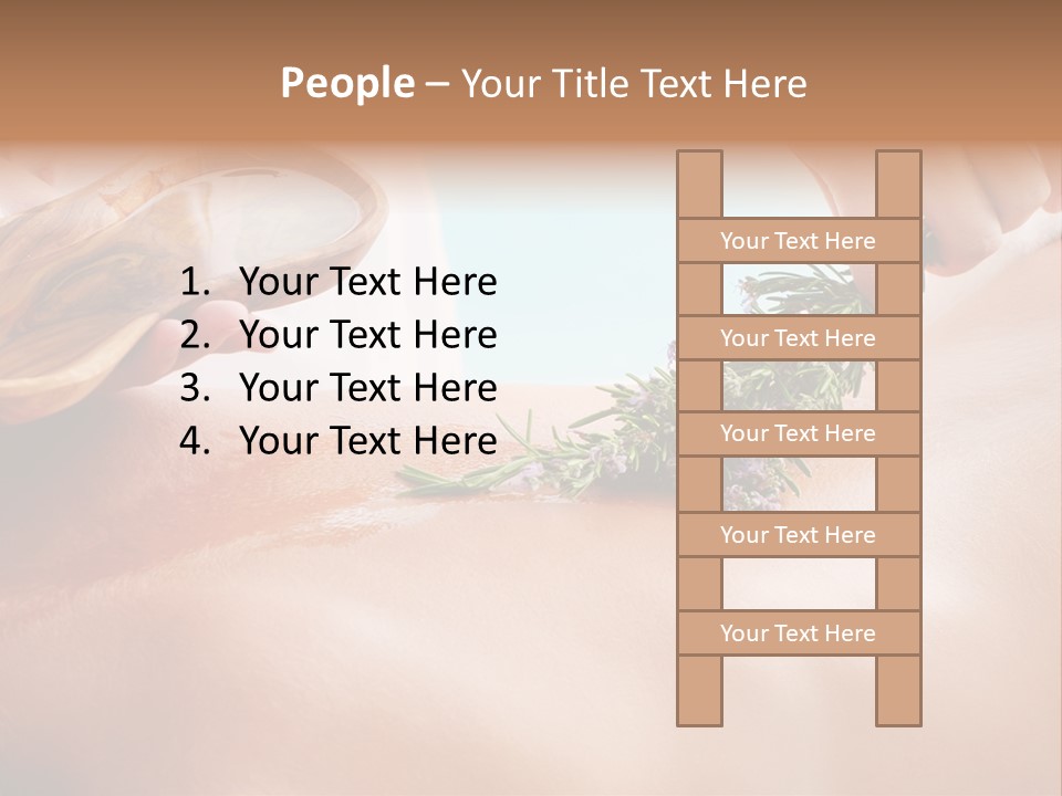 Massaging People Alternative PowerPoint Template