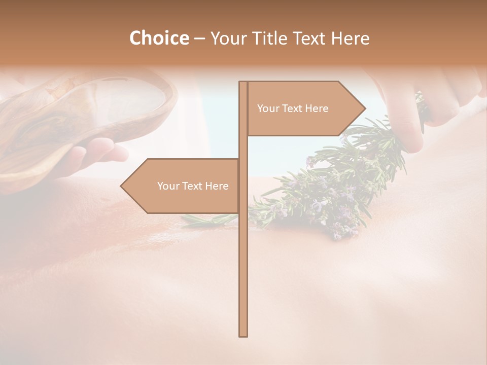 Massaging People Alternative PowerPoint Template