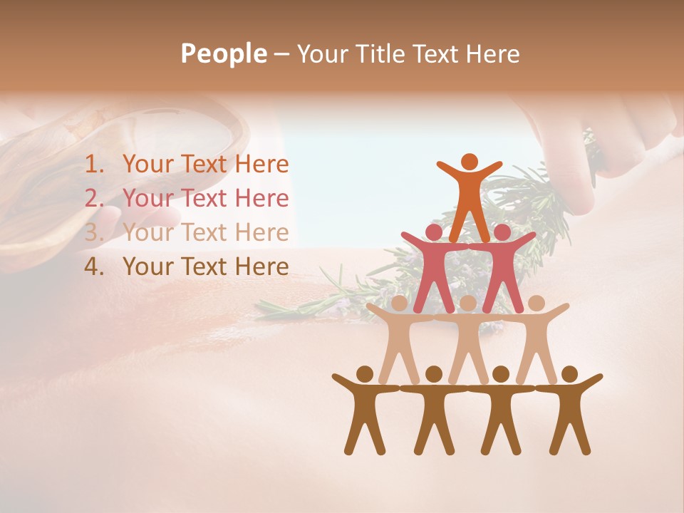 Massaging People Alternative PowerPoint Template