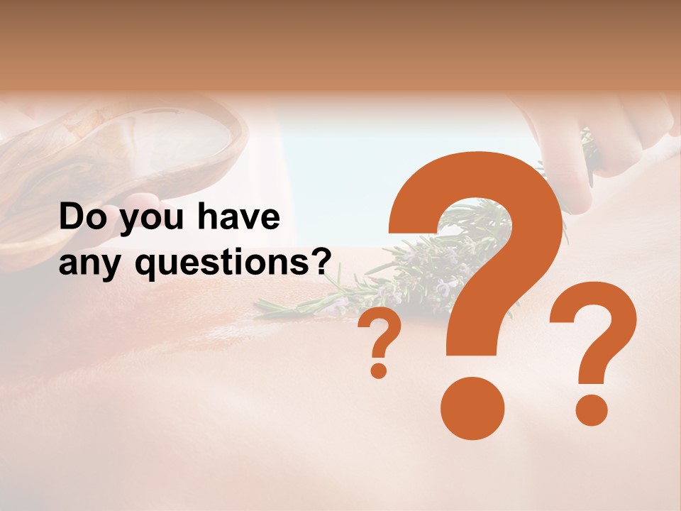 Massaging People Alternative PowerPoint Template