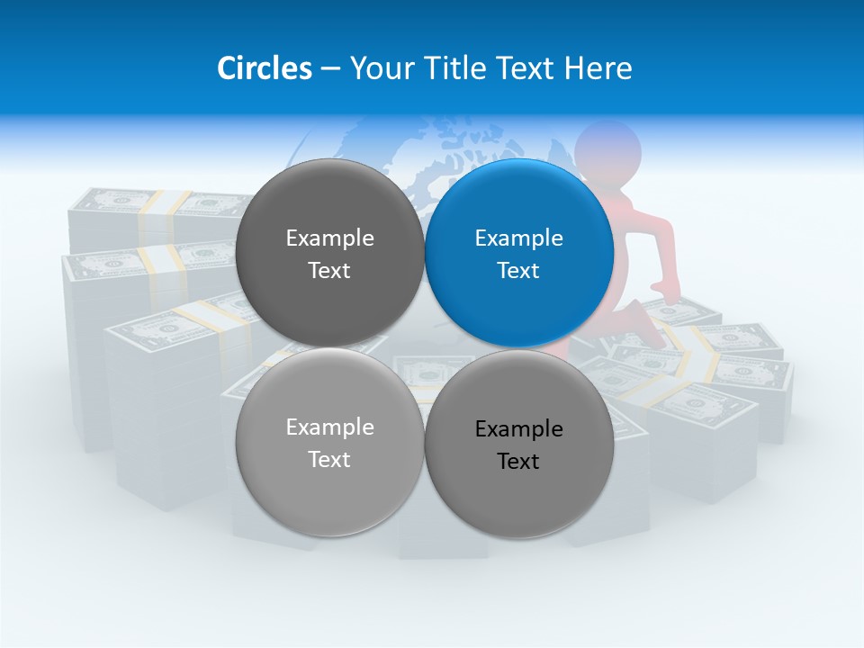 Human Globe Chart PowerPoint Template