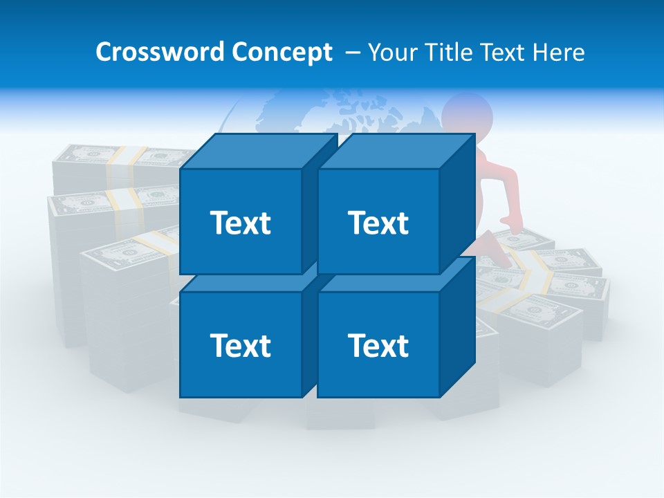 Human Globe Chart PowerPoint Template