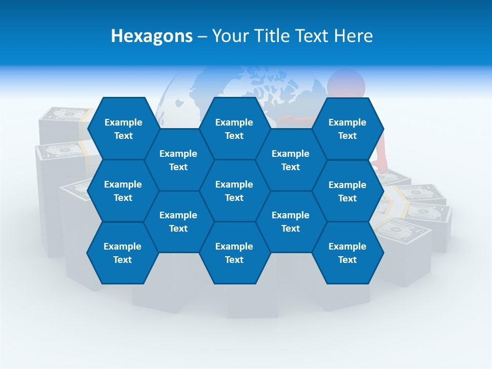 Human Globe Chart PowerPoint Template