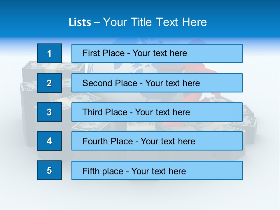 Human Globe Chart PowerPoint Template