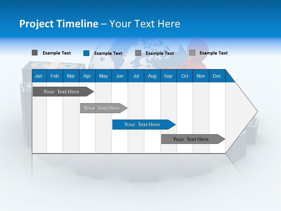 Human Globe Chart PowerPoint Template