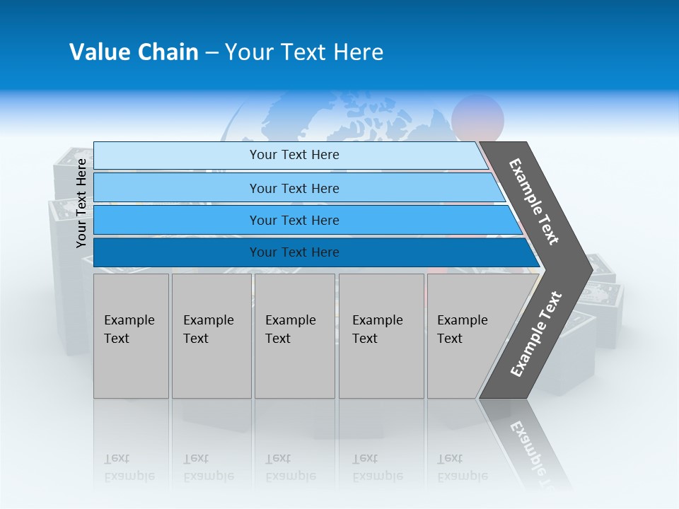 Human Globe Chart PowerPoint Template