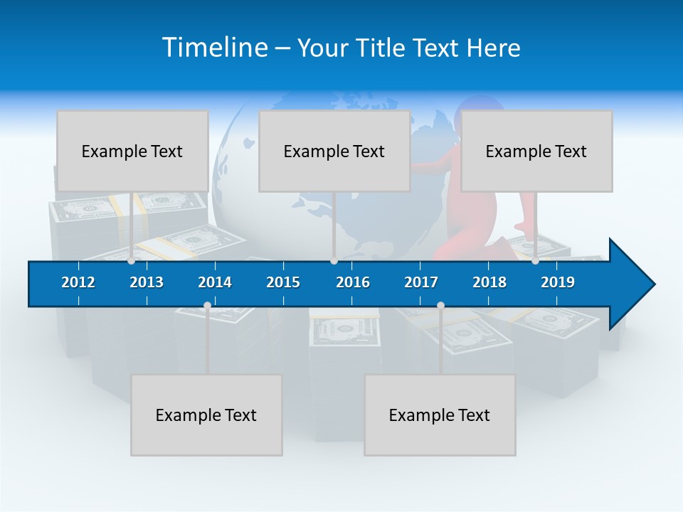 Human Globe Chart PowerPoint Template