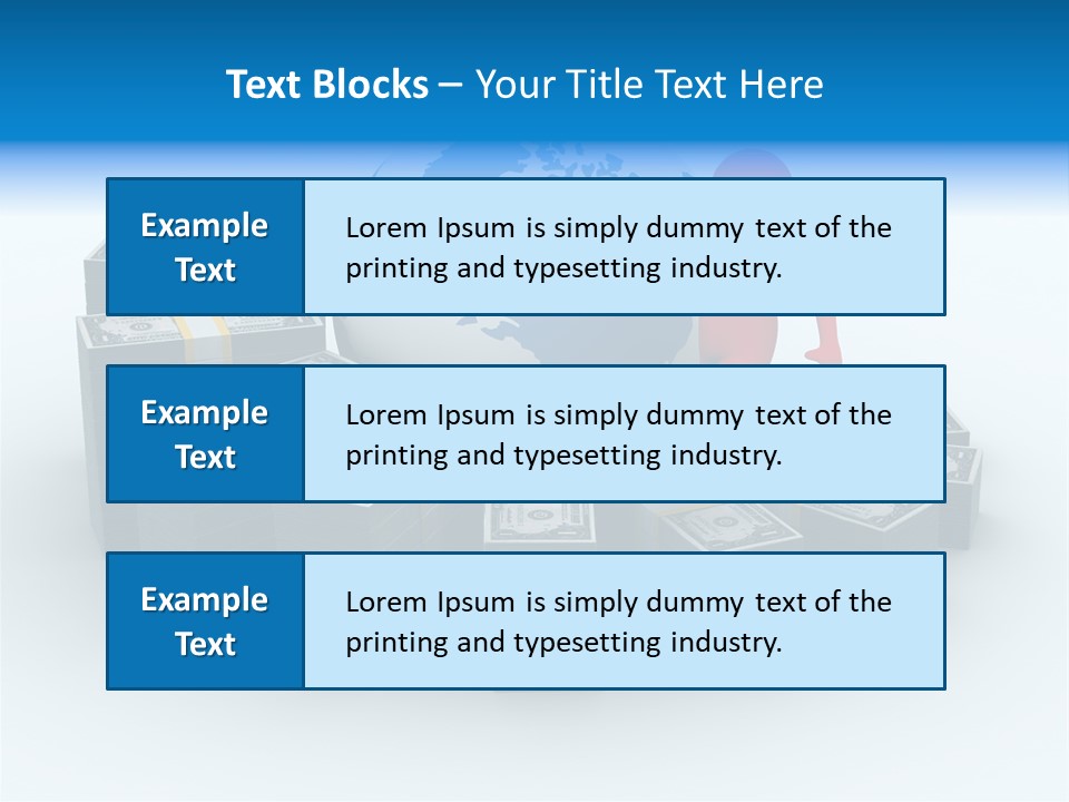 Human Globe Chart PowerPoint Template
