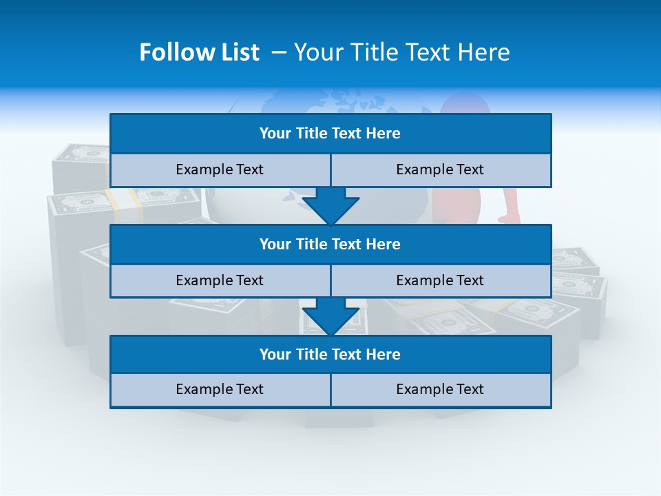 Human Globe Chart PowerPoint Template