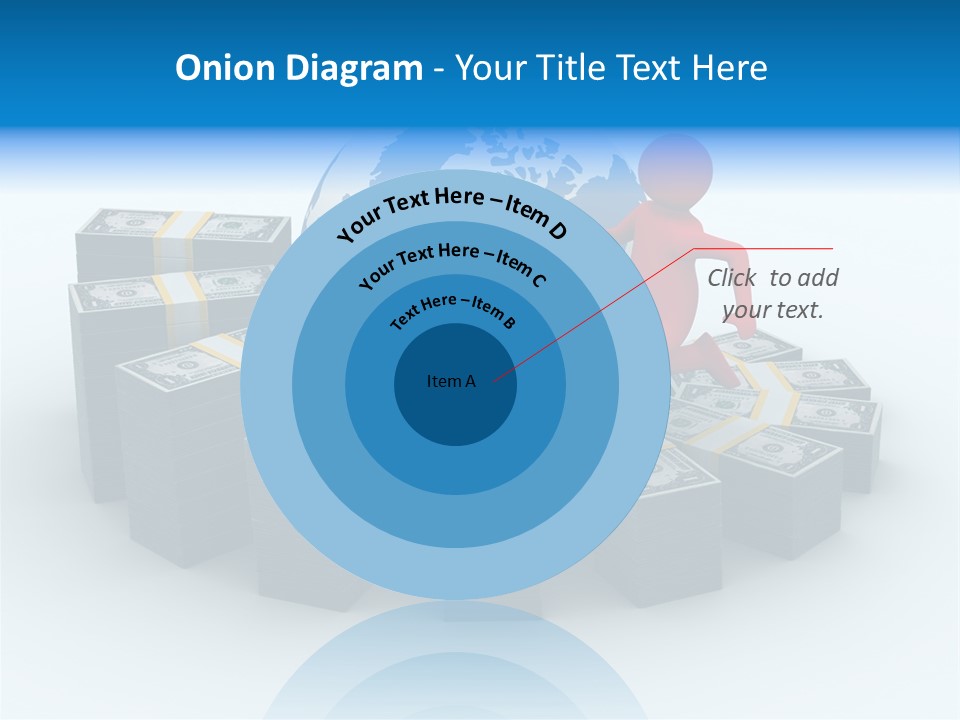 Human Globe Chart PowerPoint Template