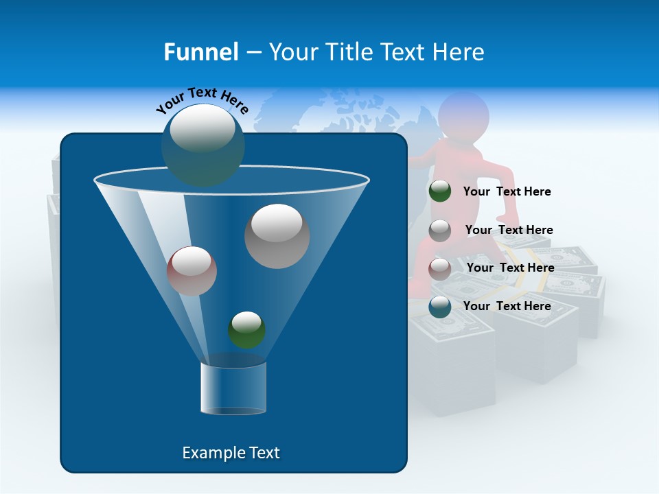 Human Globe Chart PowerPoint Template