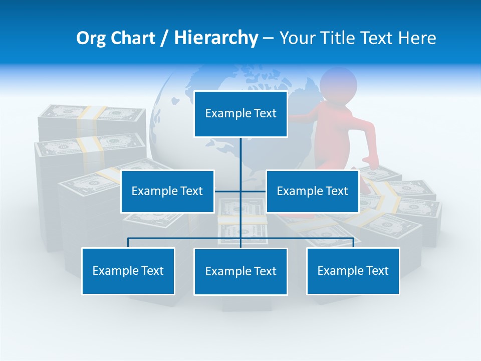 Human Globe Chart PowerPoint Template