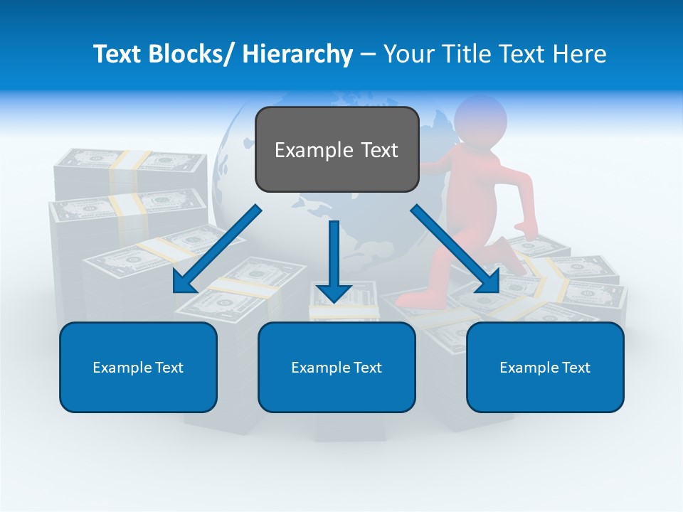 Human Globe Chart PowerPoint Template