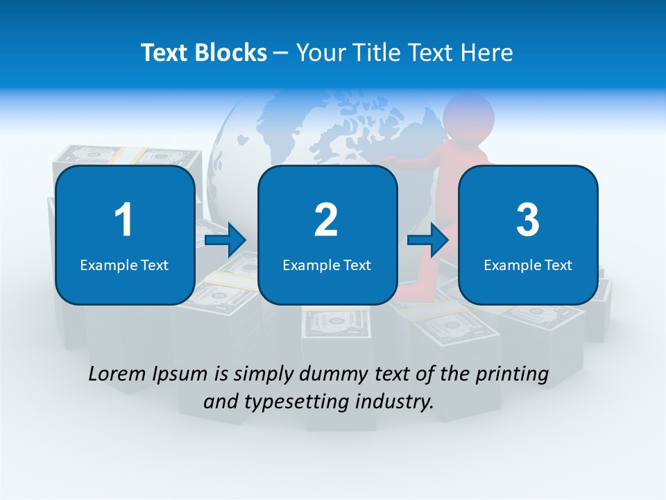 Human Globe Chart PowerPoint Template