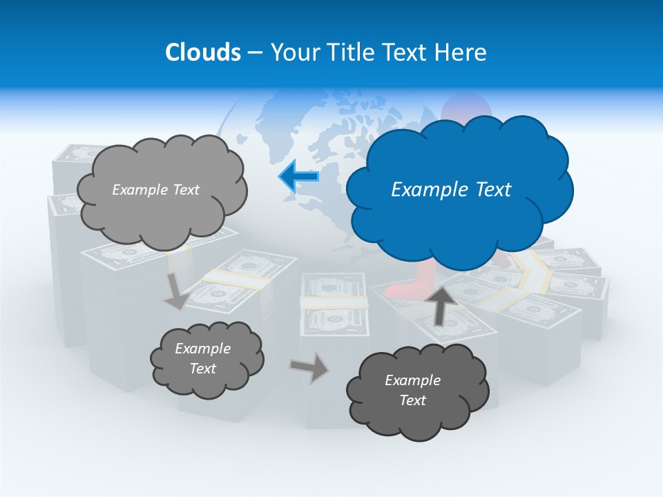 Human Globe Chart PowerPoint Template