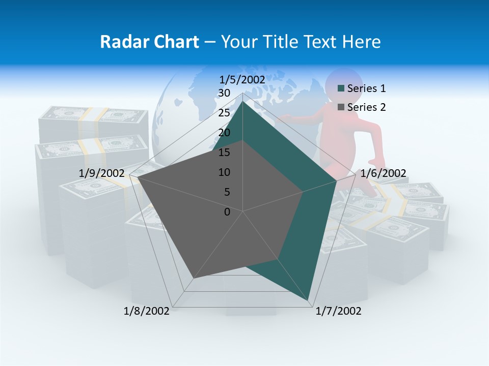 Human Globe Chart PowerPoint Template