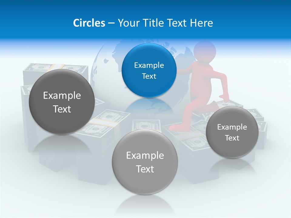 Human Globe Chart PowerPoint Template