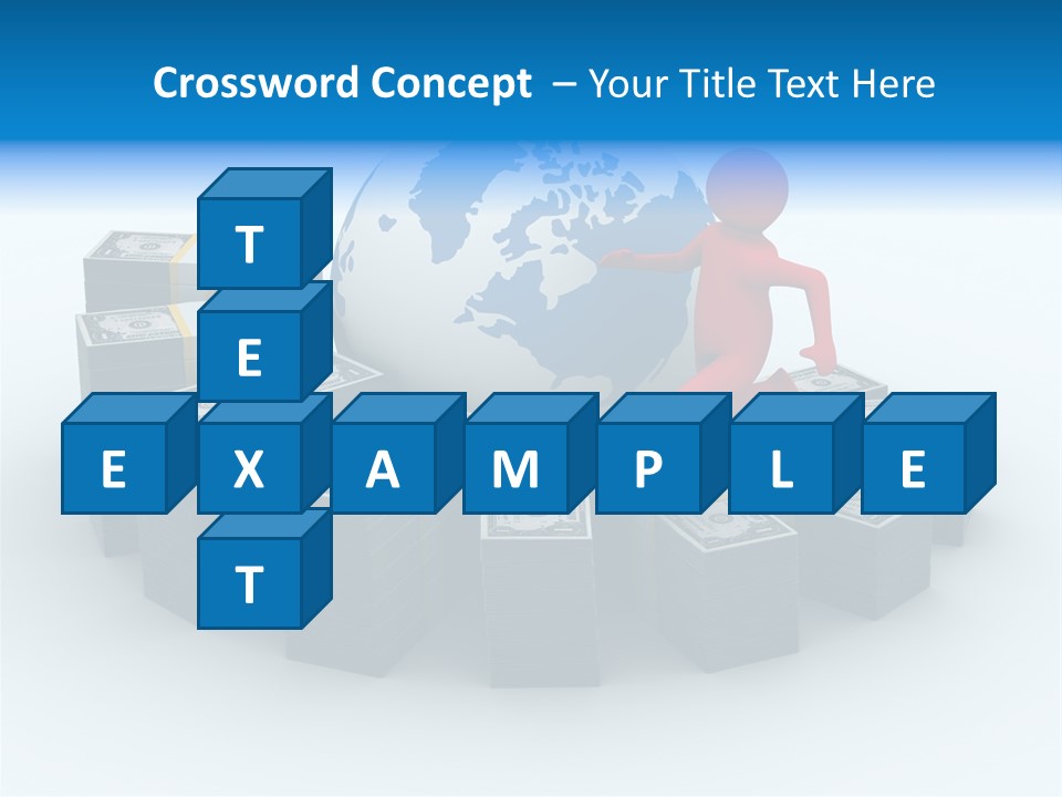 Human Globe Chart PowerPoint Template