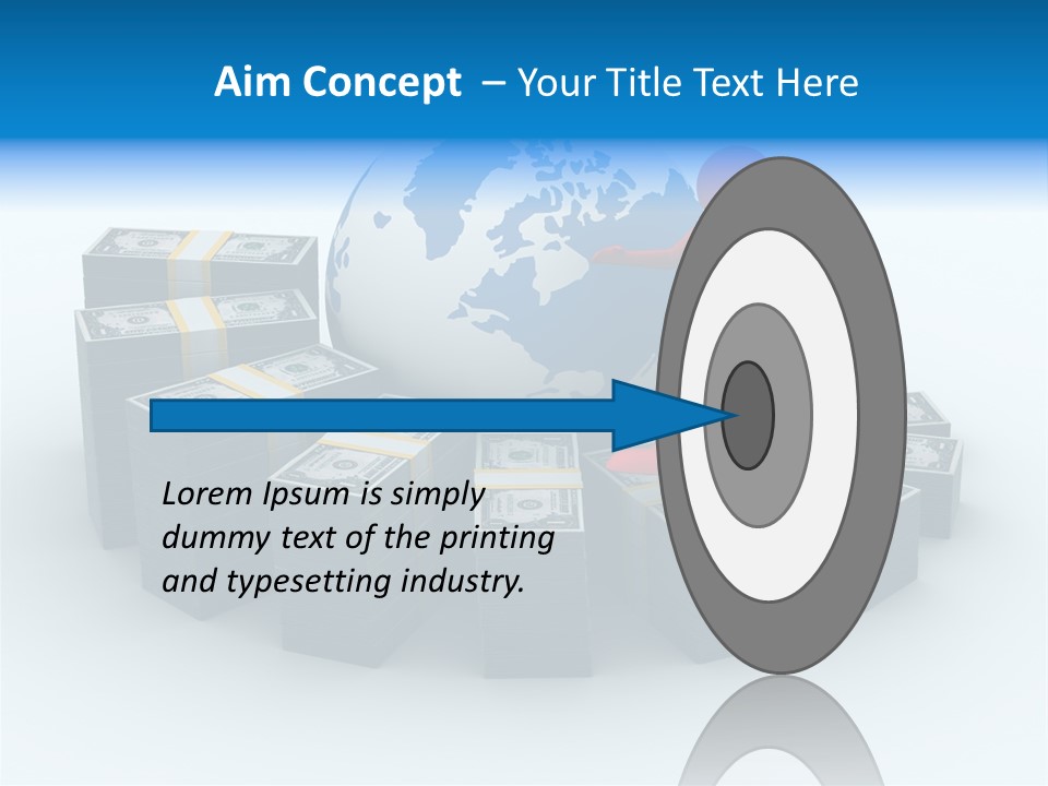 Human Globe Chart PowerPoint Template