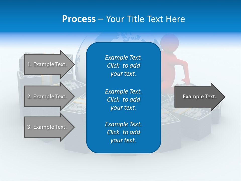 Human Globe Chart PowerPoint Template