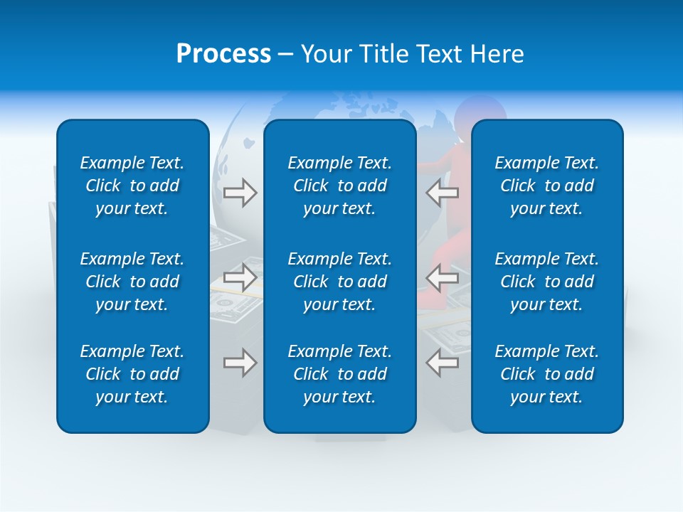 Human Globe Chart PowerPoint Template
