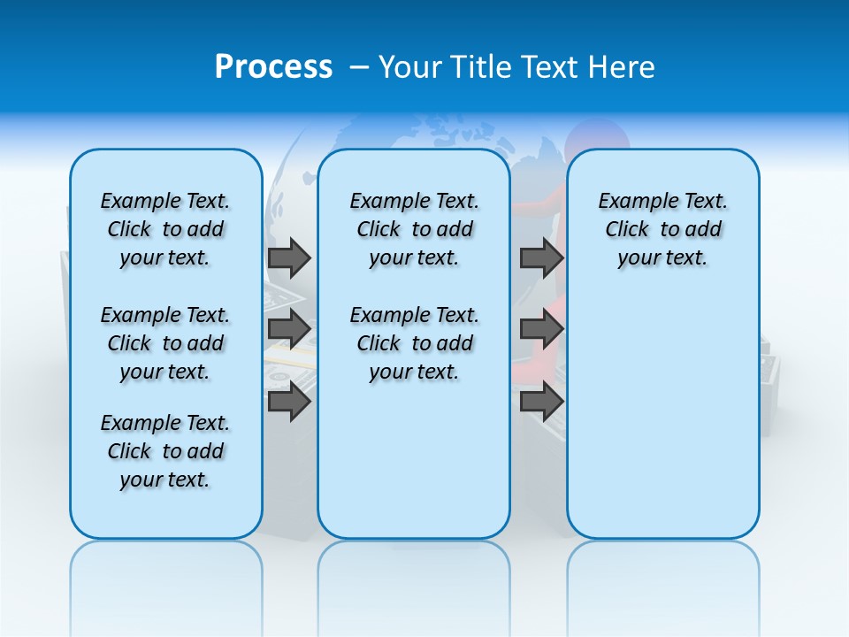 Human Globe Chart PowerPoint Template