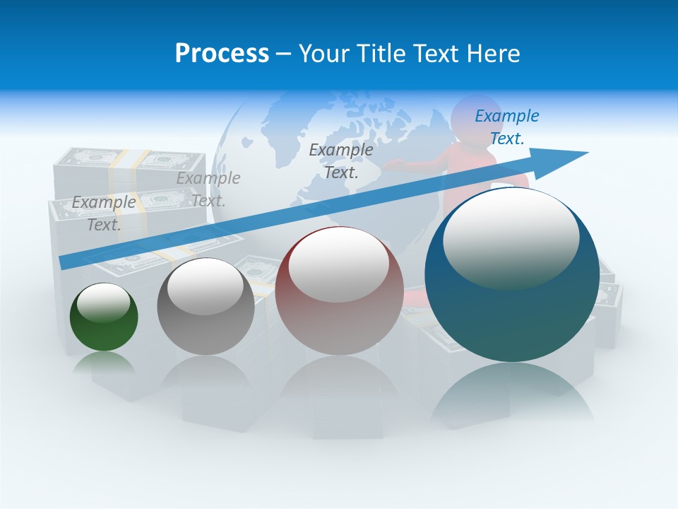Human Globe Chart PowerPoint Template