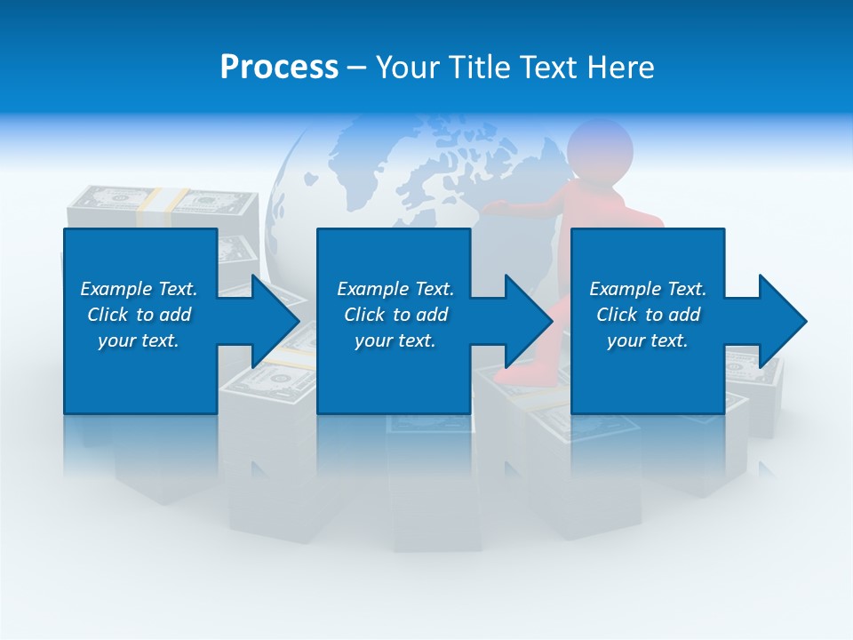Human Globe Chart PowerPoint Template