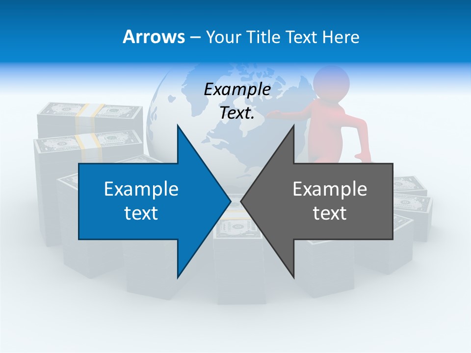 Human Globe Chart PowerPoint Template