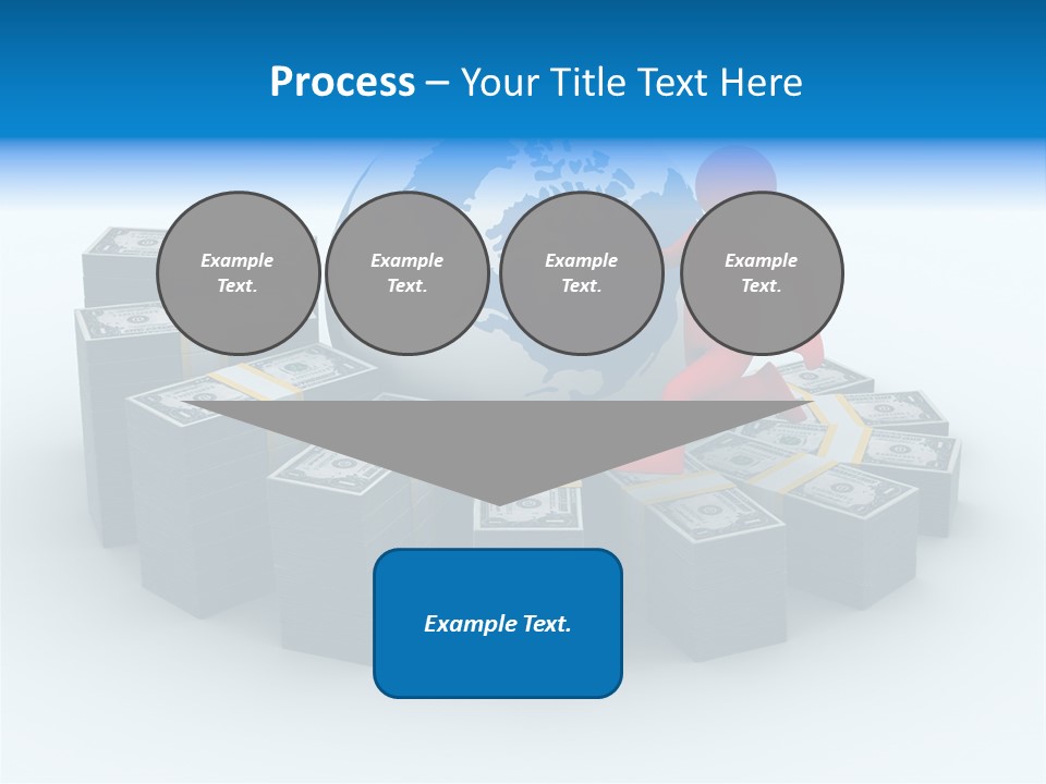 Human Globe Chart PowerPoint Template