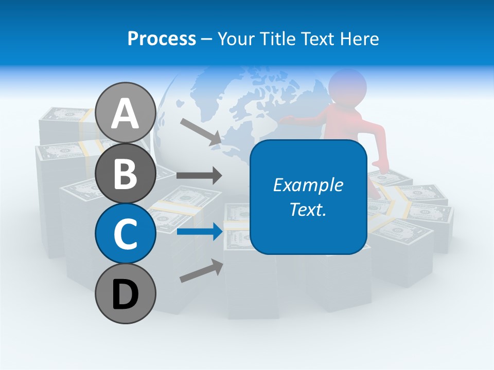 Human Globe Chart PowerPoint Template
