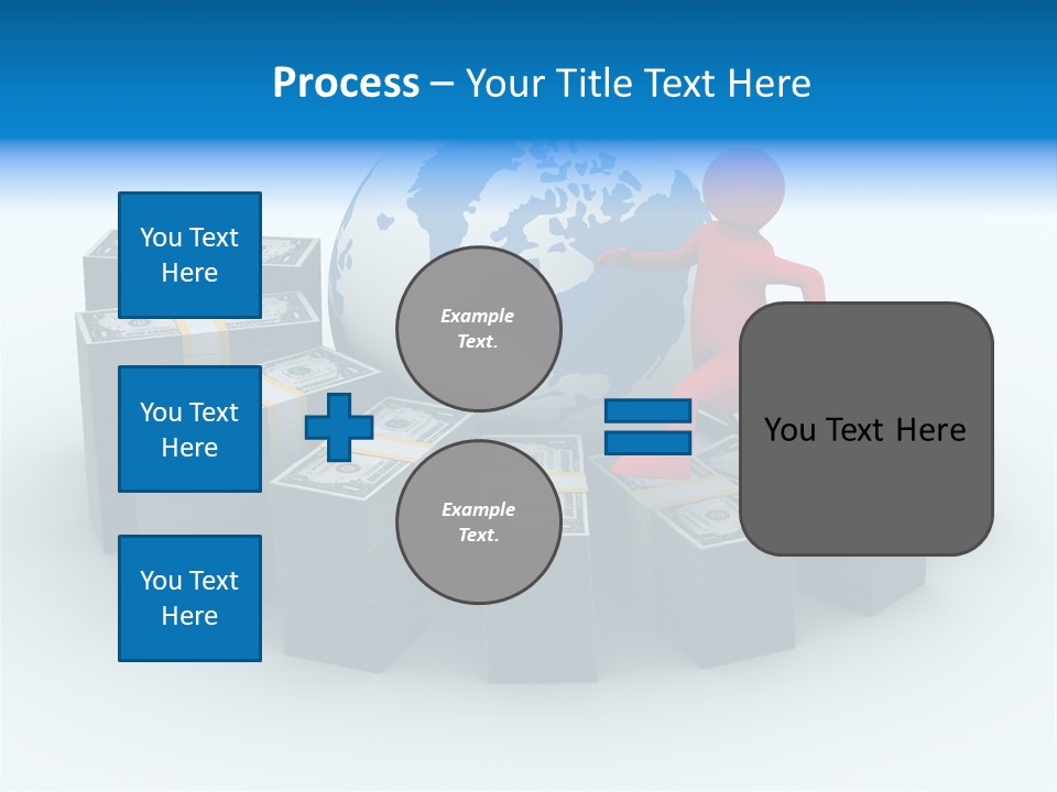 Human Globe Chart PowerPoint Template