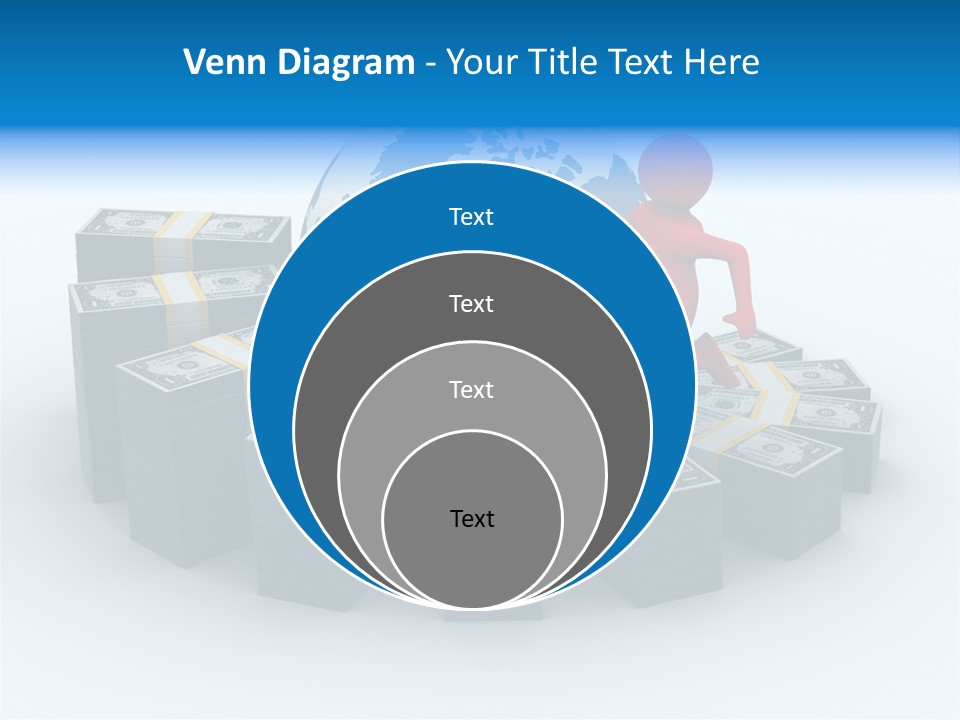 Human Globe Chart PowerPoint Template