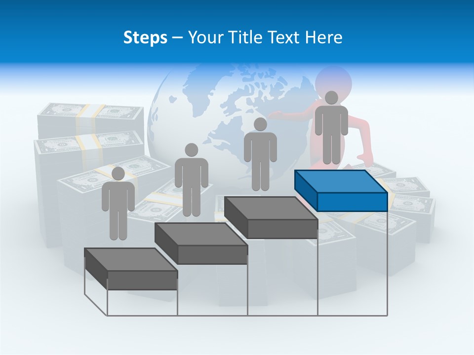 Human Globe Chart PowerPoint Template